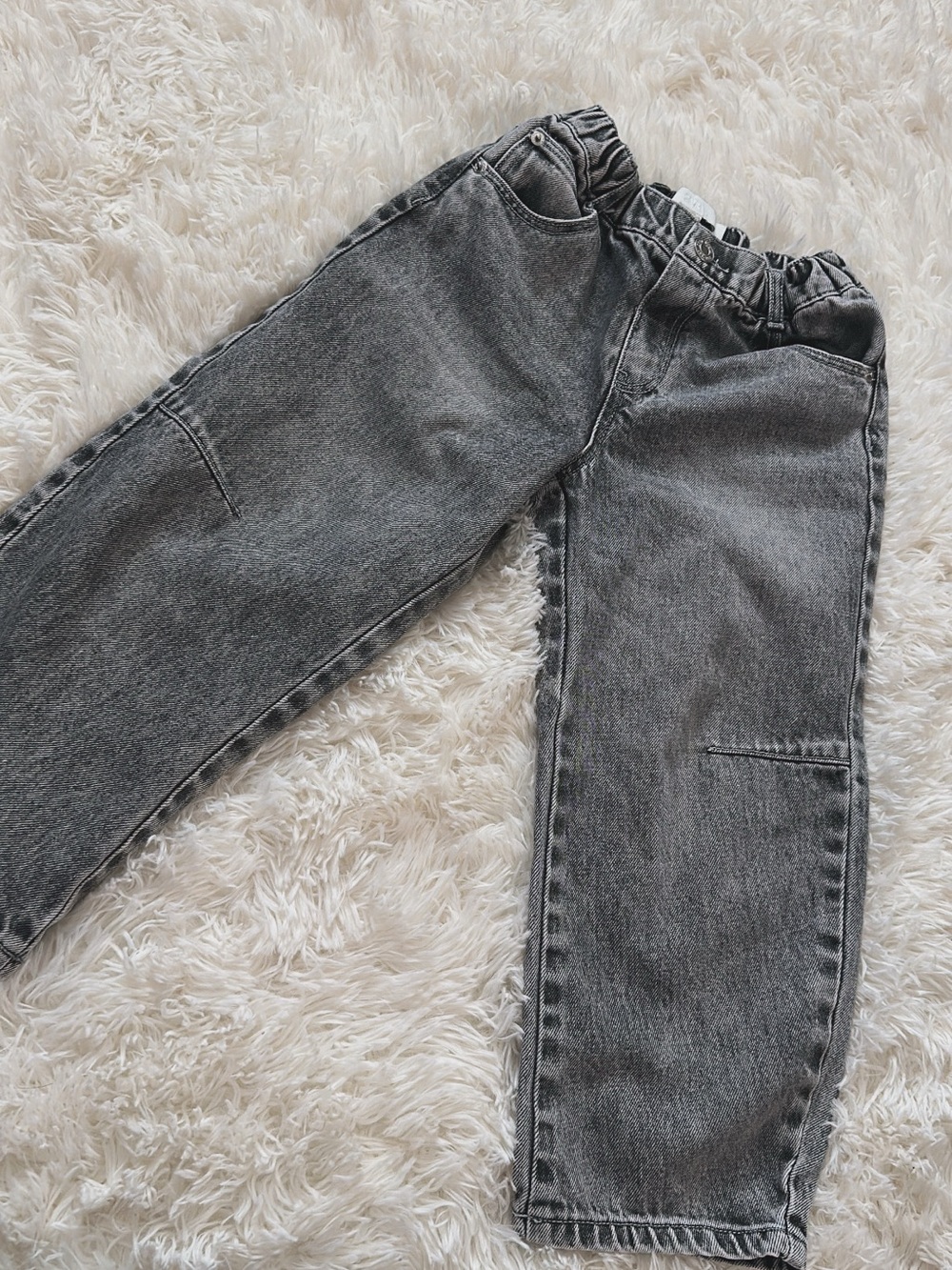 Zara Gray Relaxed Jeans